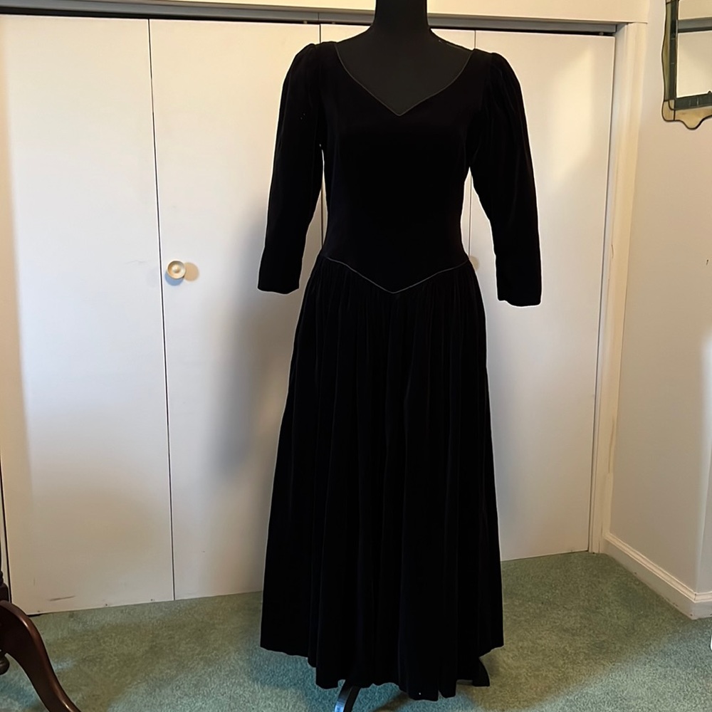 Laura Ashley velvet dress